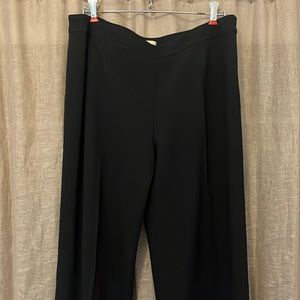 Valentino SpA dress pants black with zipper and clasp closure